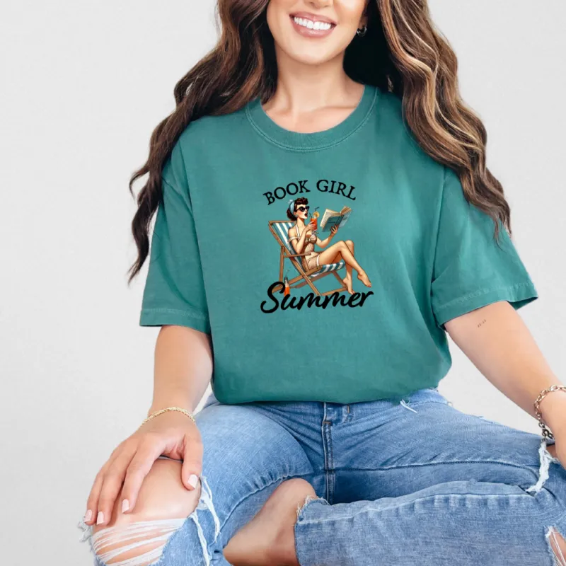 Book Girl Summer Graphic Tee - final sale sold by Roxie’s Picks