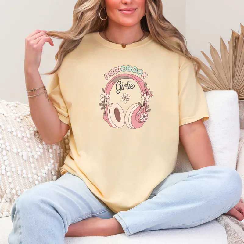 Audiobook Girlie Graphic Tee - final sale sold by Roxie’s Picks