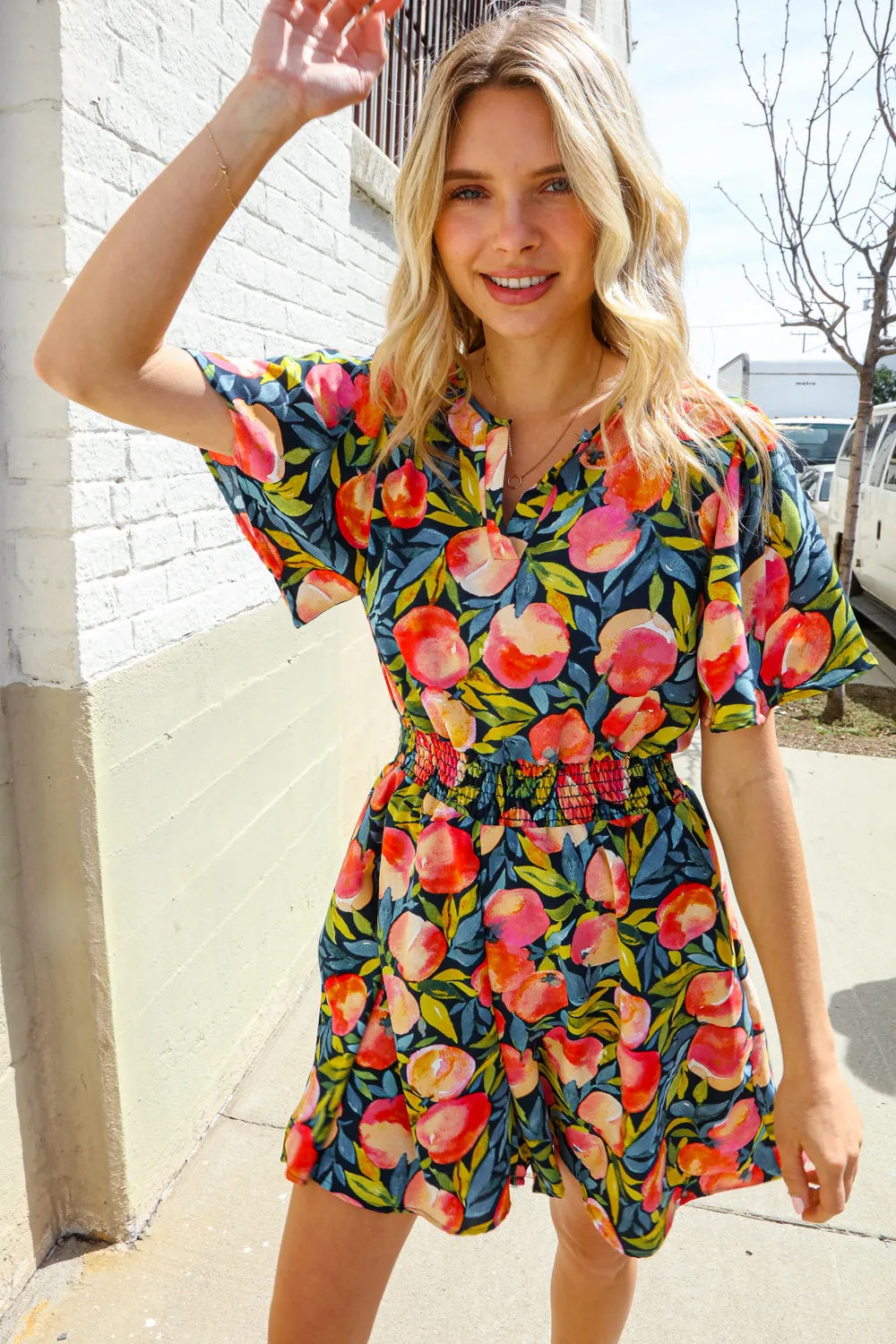Sunny Days Floral CURVY Romper - FINAL SALE sold by Roxie’s Picks product image thumbnail 2