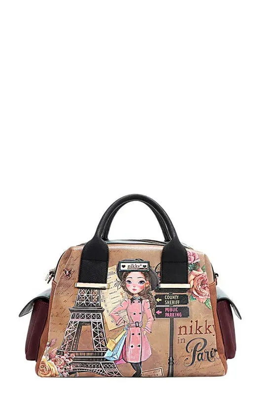 Nicole Lee USA Eco-Leather Boston Bag sold by Roxie’s Picks