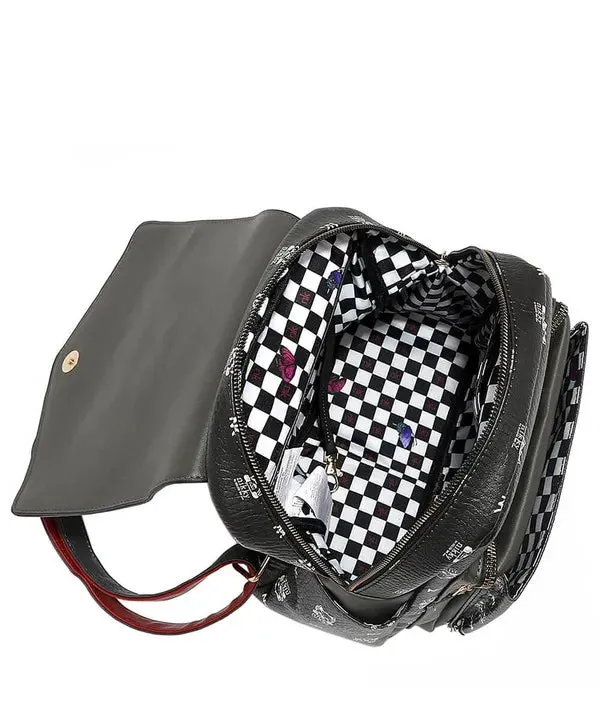 Nicole Lee USA Cat Eco-Leather Convertible Backpack Bag sold by Roxie’s Picks product image thumbnail 4