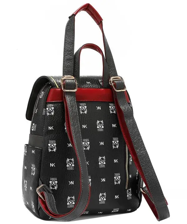 Nicole Lee USA Cat Eco-Leather Convertible Backpack Bag sold by Roxie’s Picks product image thumbnail 3