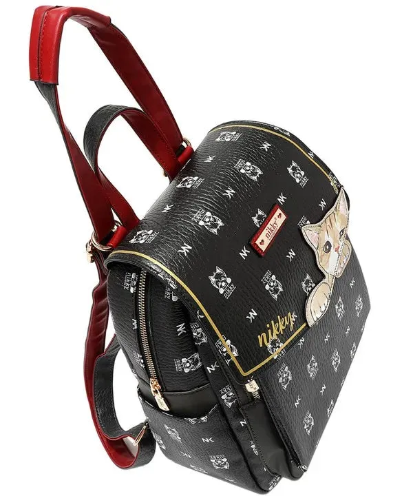 Nicole Lee USA Cat Eco-Leather Convertible Backpack Bag sold by Roxie’s Picks product image thumbnail 5