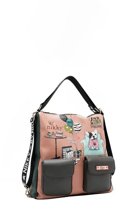 Nicole Lee USA Multifunction Adjustable Strap Eco-Leather Backpack sold by Roxie’s Picks product image thumbnail 2