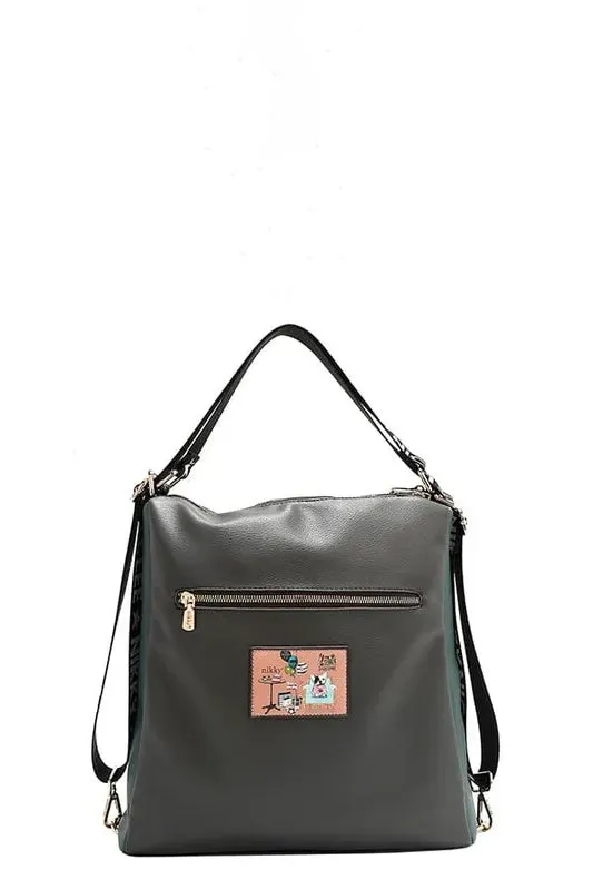 Nicole Lee USA Multifunction Adjustable Strap Eco-Leather Backpack sold by Roxie’s Picks product image thumbnail 4