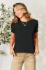 Basic Bae Full Size Round Neck Short Sleeve T-Shirt sold by Roxie’s Picks