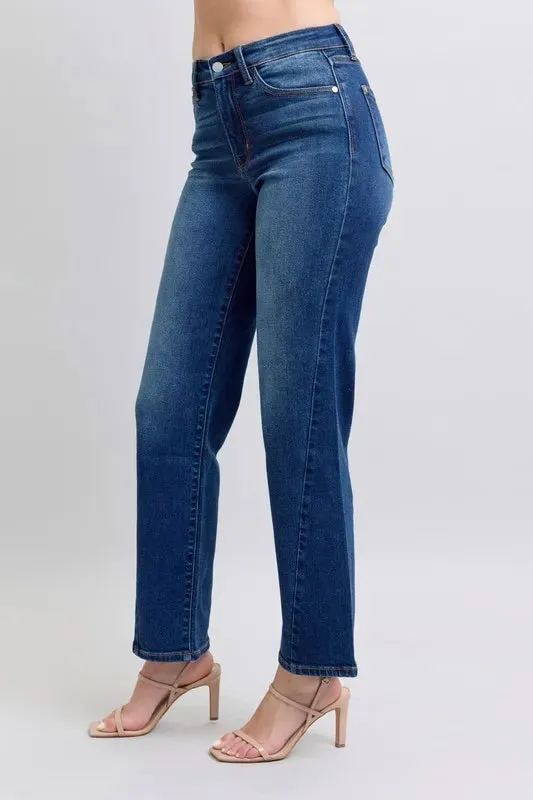 Judy Blue Full Size Side Seam Detail Straight Jeans with Pockets sold by Roxie’s Picks product image thumbnail 5