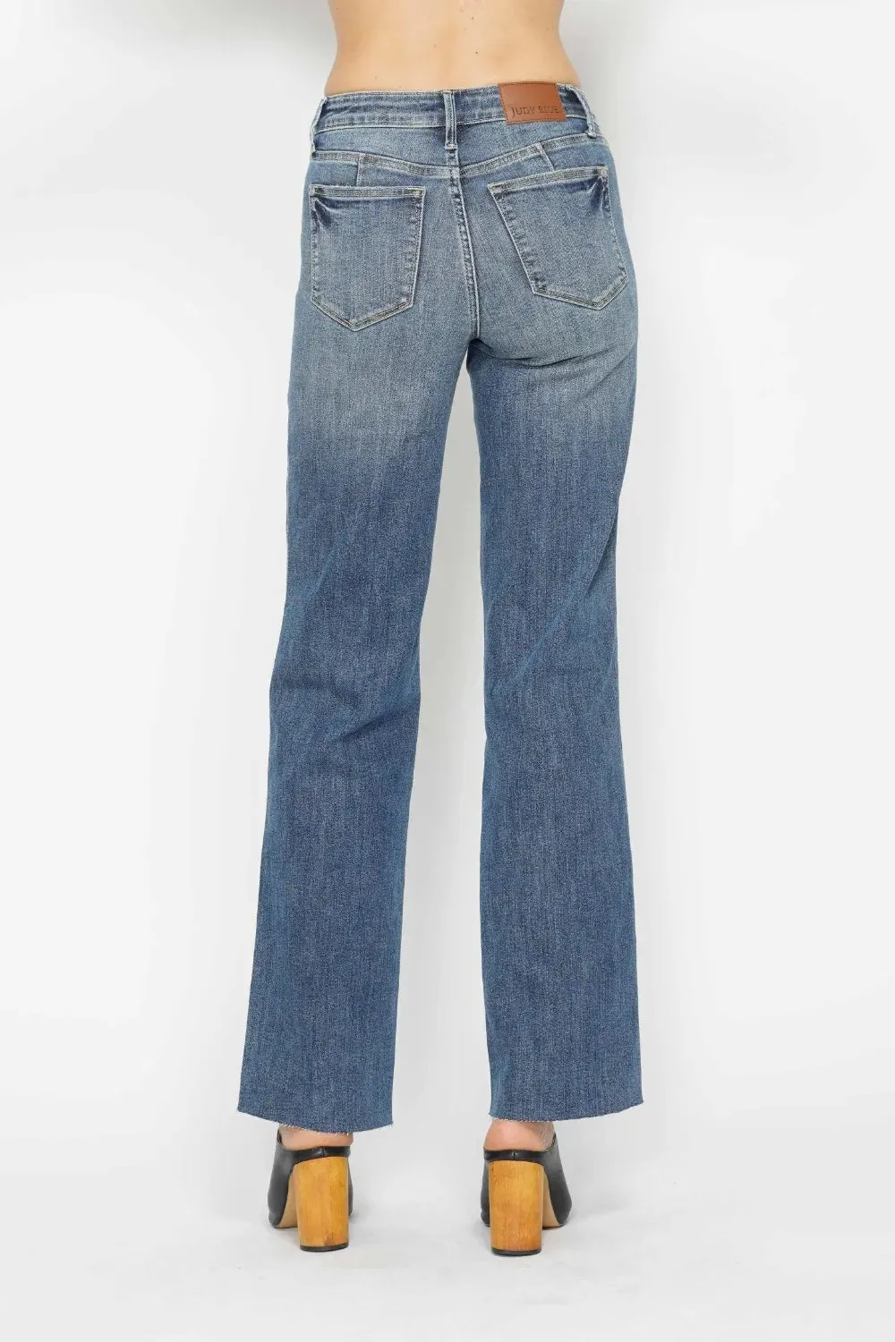 Judy Blue Full Size Tummy Control Straight Jeans sold by Roxie’s Picks product image thumbnail 2