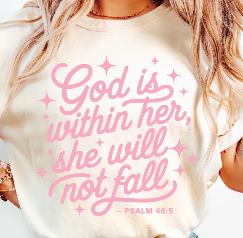 She Will Not Fall Graphic Tee made by Roxie’s Picks