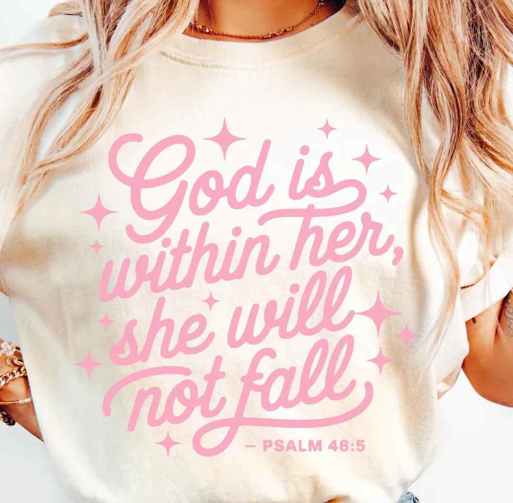 She Will Not Fall Graphic Tee sold by Roxie’s Picks