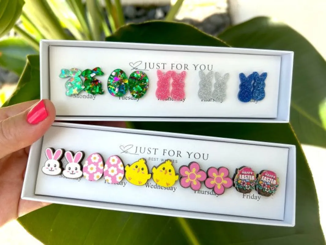 Easter Stud Earrings sold by Roxie’s Picks