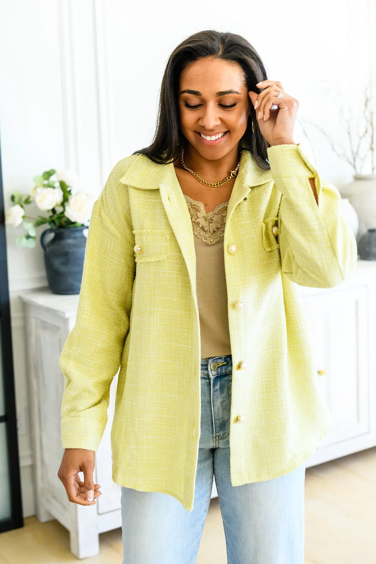 Daydreams Shacket in Yellow sold by Roxie’s Picks product image thumbnail 5
