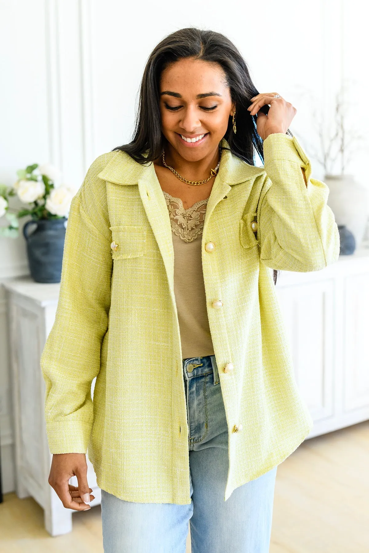 Daydreams Shacket in Yellow sold by Roxie’s Picks product image thumbnail 2