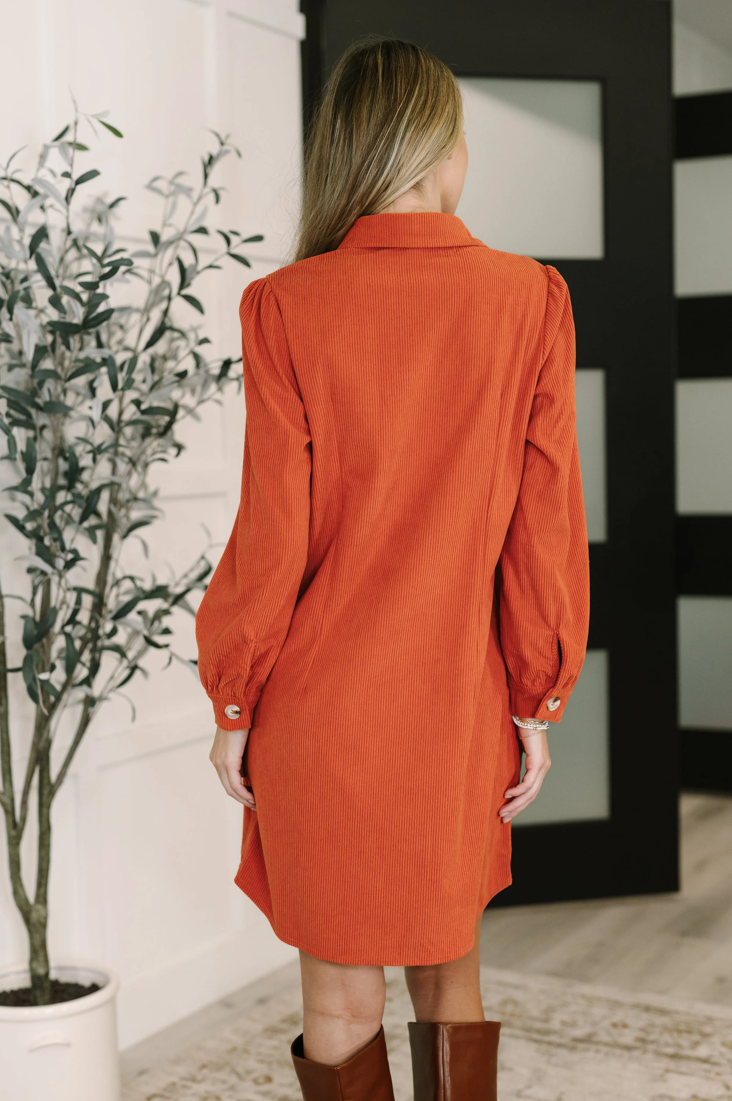 Clever in Corduroy Shirt Dress sold by Roxie’s Picks product image thumbnail 5