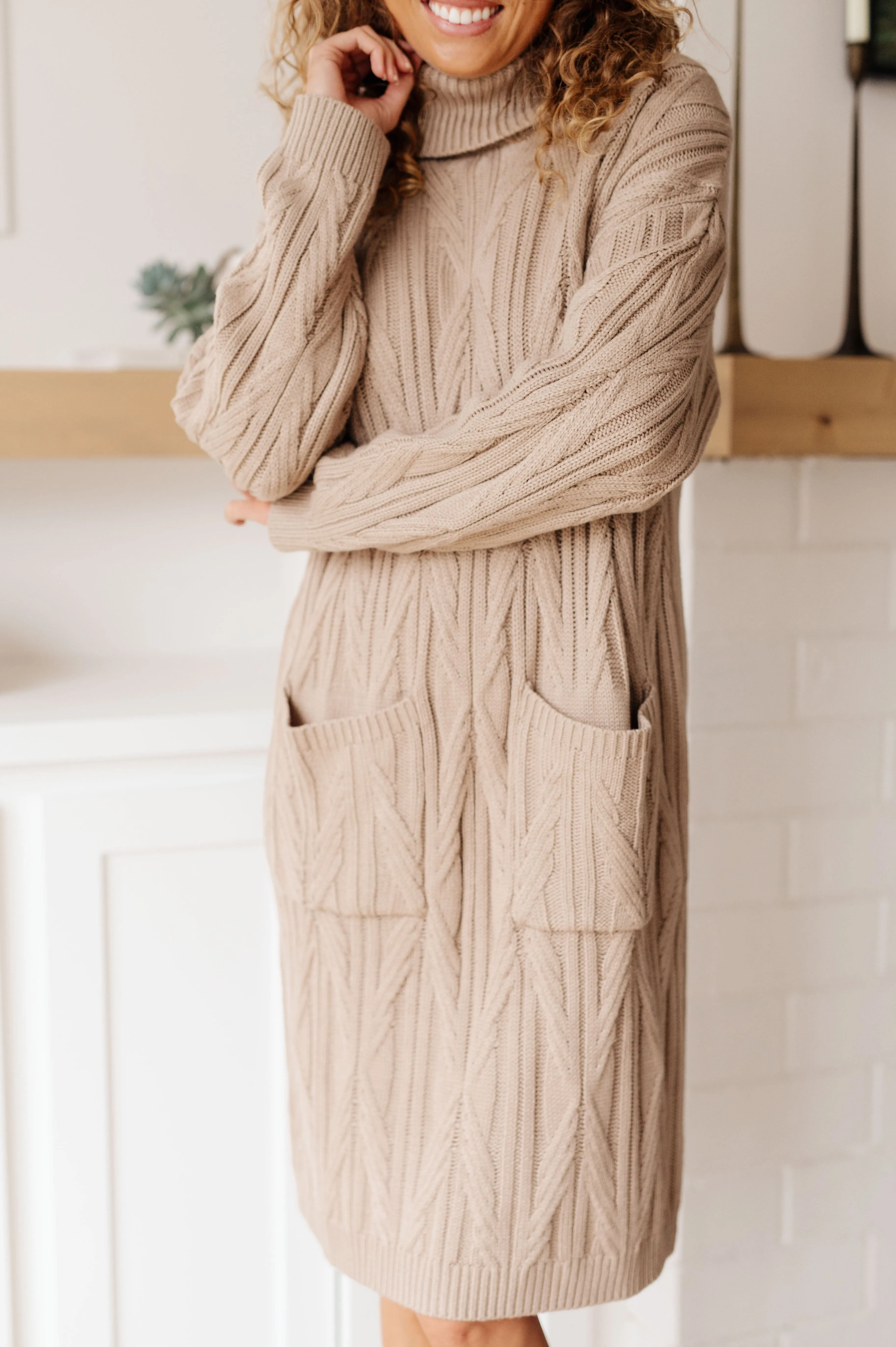 Bundled Beauty Turtleneck Sweater Dress sold by Roxie’s Picks product image thumbnail 4