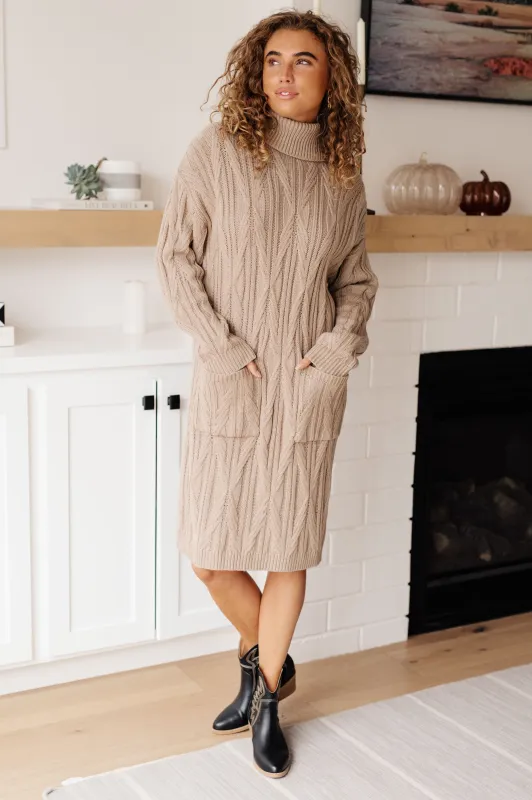 Bundled Beauty Turtleneck Sweater Dress made by Roxie’s Picks