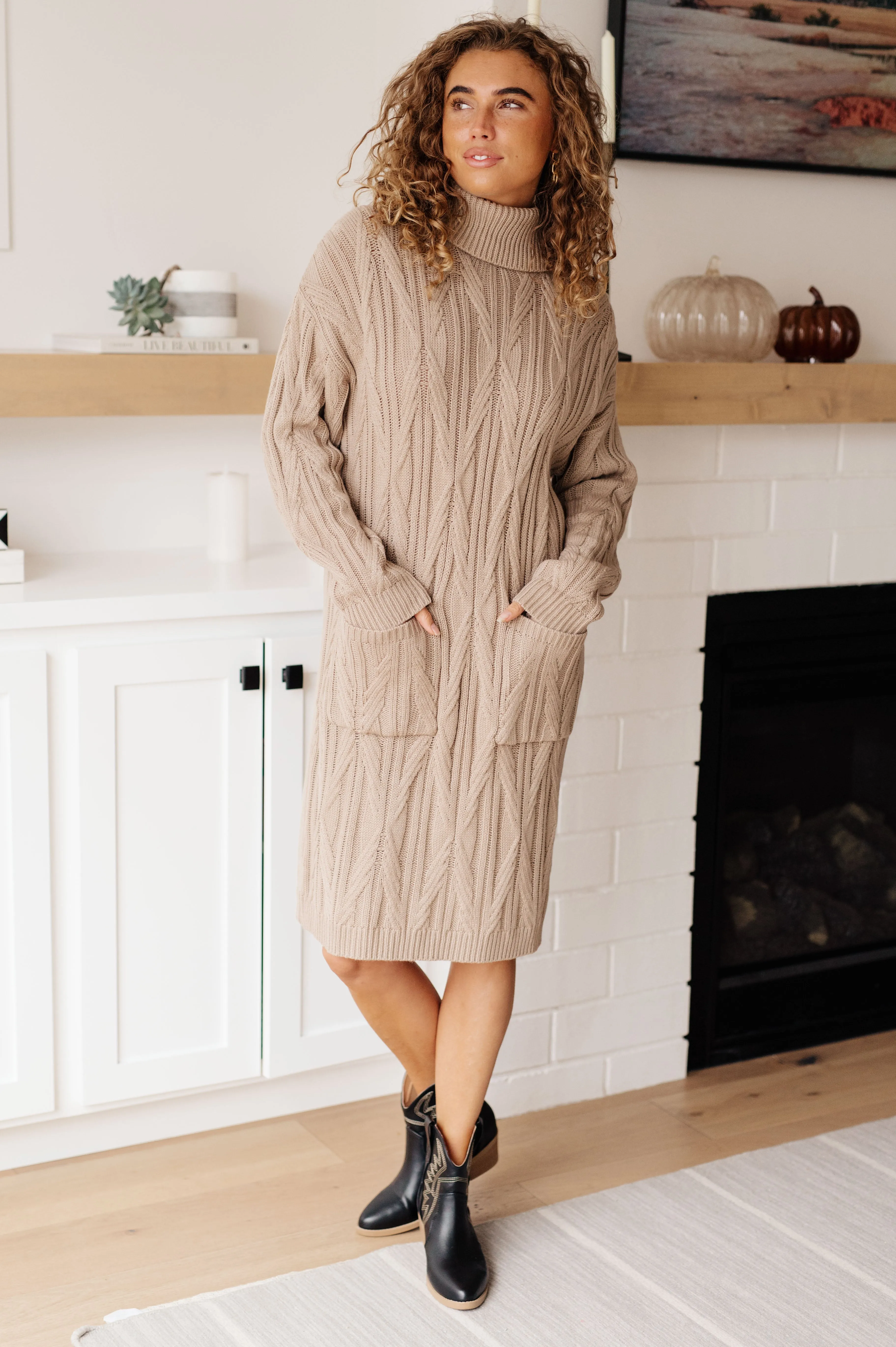 Bundled Beauty Turtleneck Sweater Dress sold by Roxie’s Picks