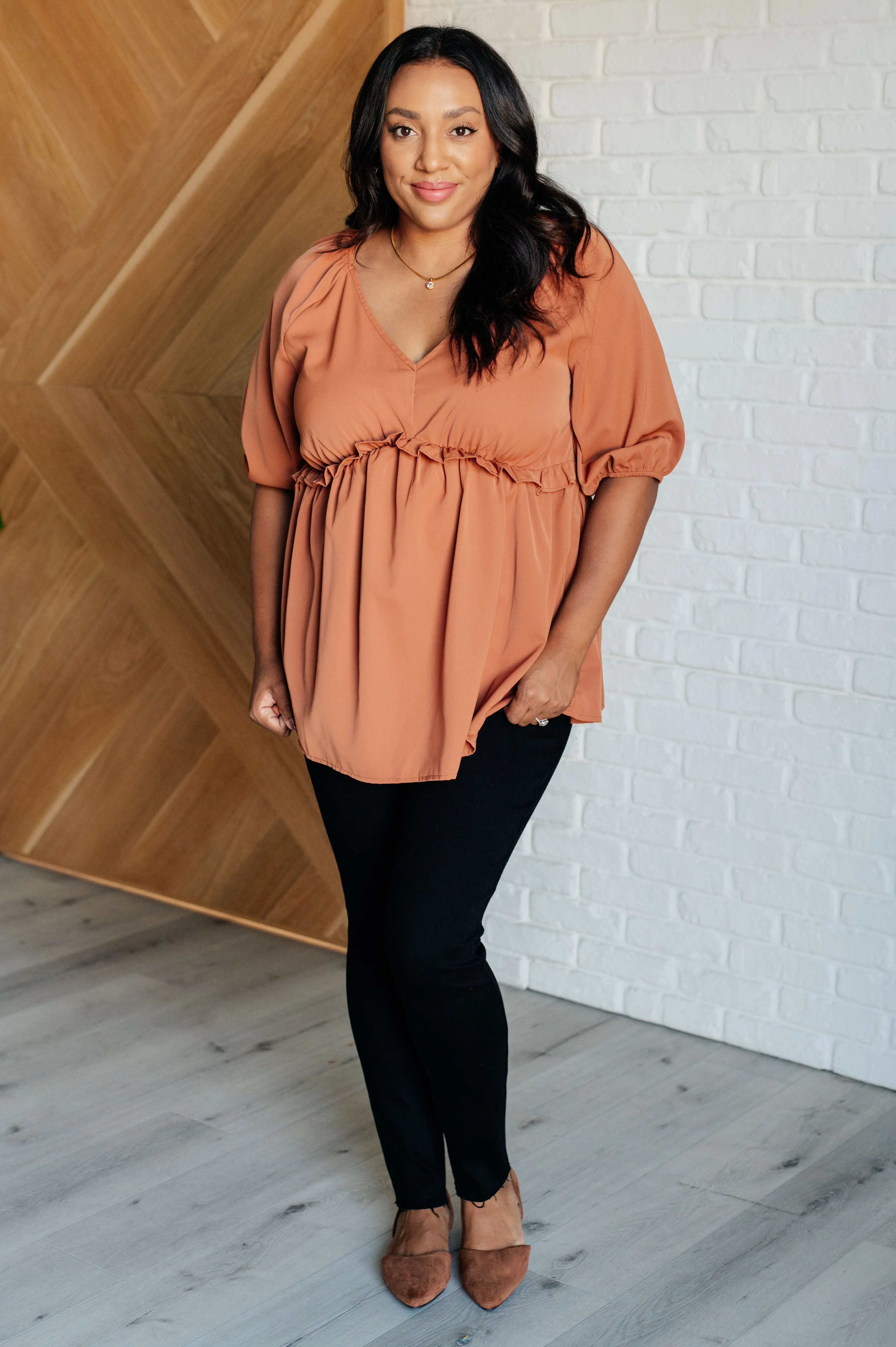 Better Than Ever Ruffle Detail Blouse sold by Roxie’s Picks product image thumbnail 2