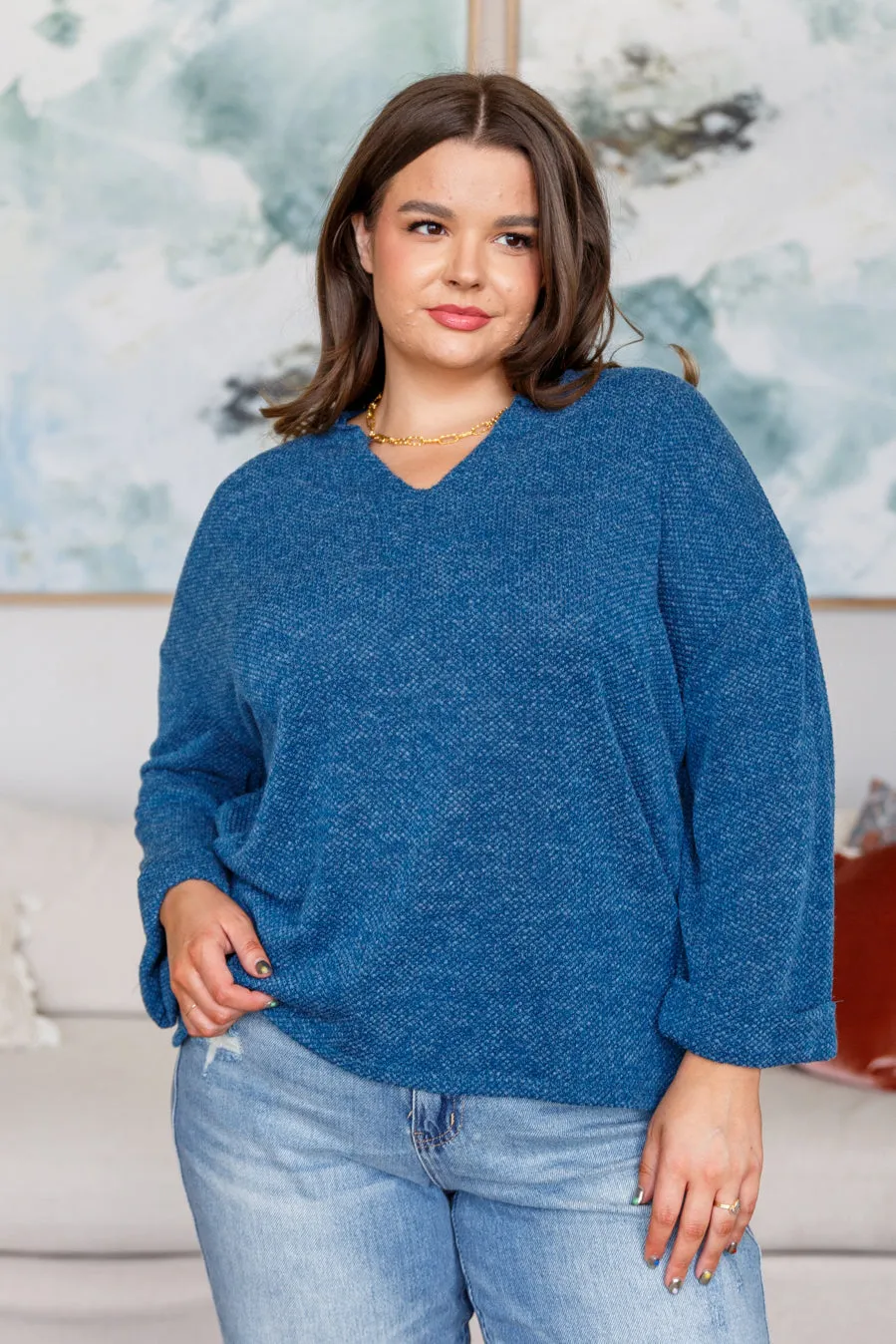 Best Foot Forward V-Neck Pullover sold by Roxie’s Picks