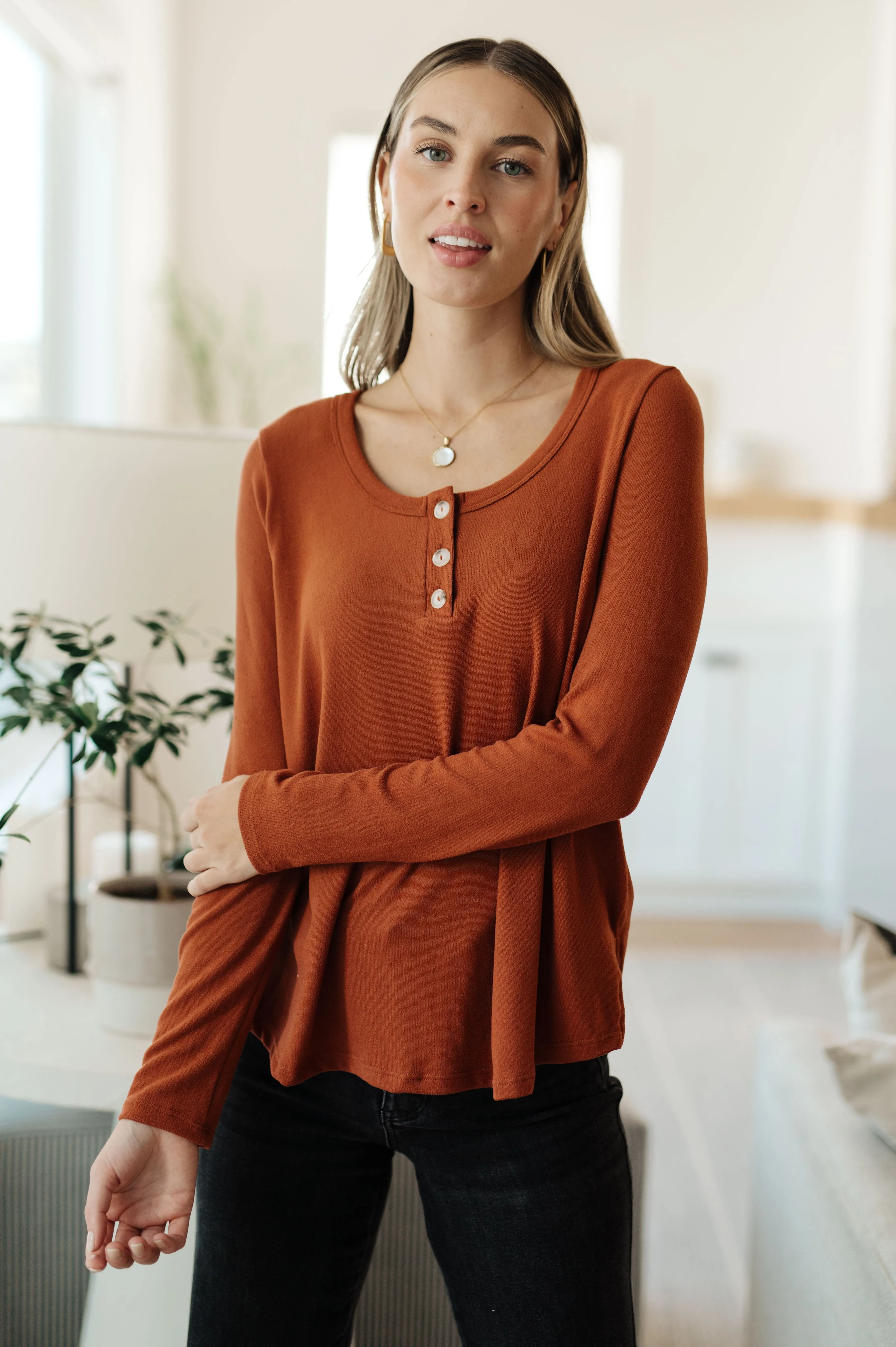 Feeling Better Scoop Neck Top sold by Roxie’s Picks