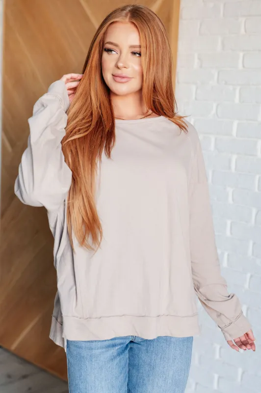 Feels Right Long Sleeve Top made by Roxie’s Picks