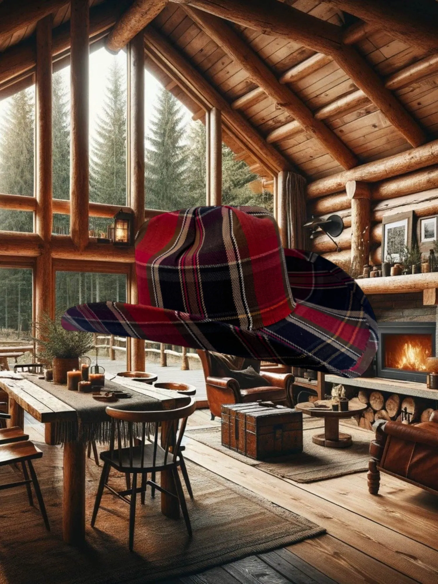 Fireside Plaid sold by Zandria product image thumbnail 3