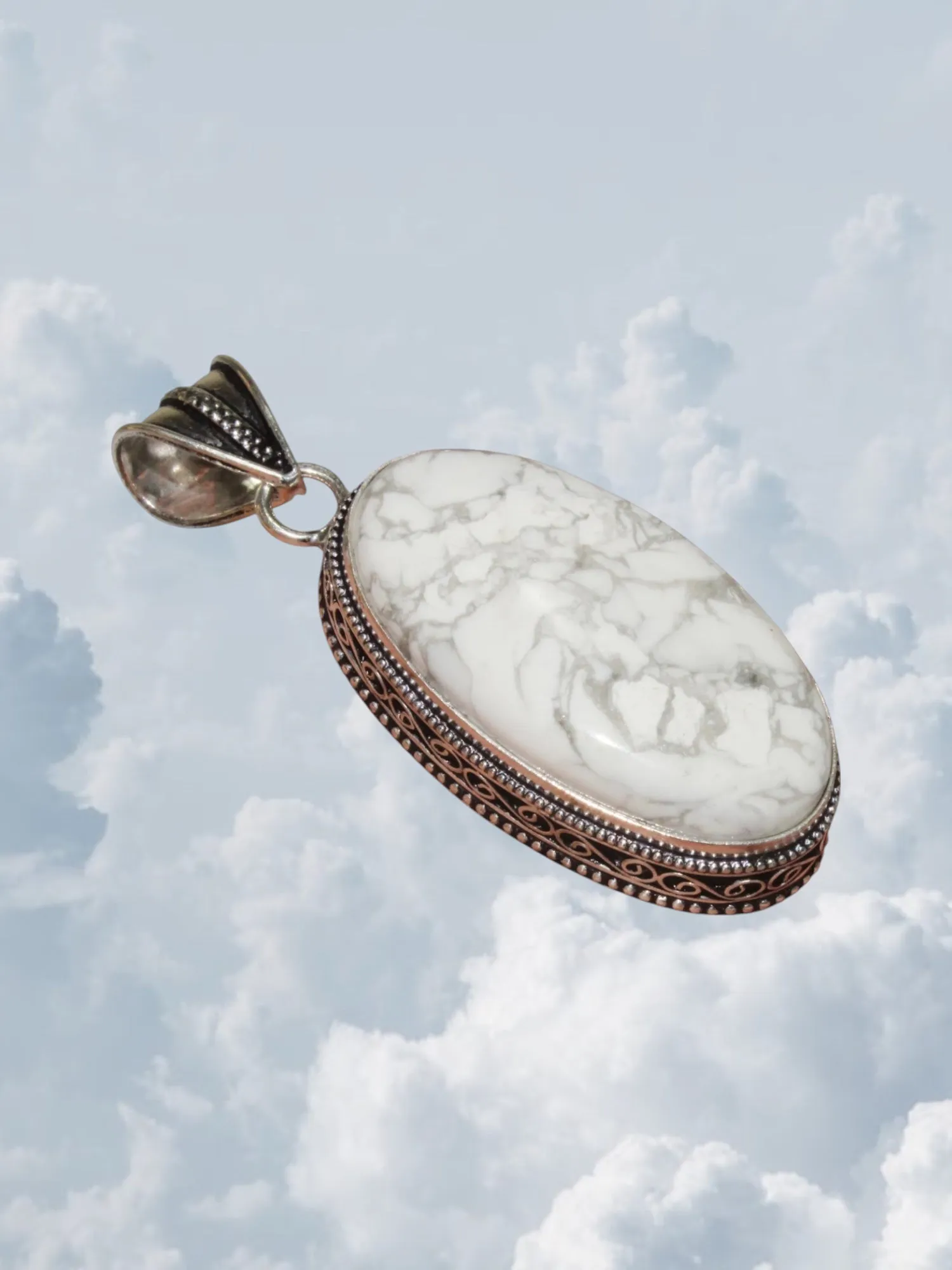 Howlite Silver sold by Zandria product image thumbnail 2