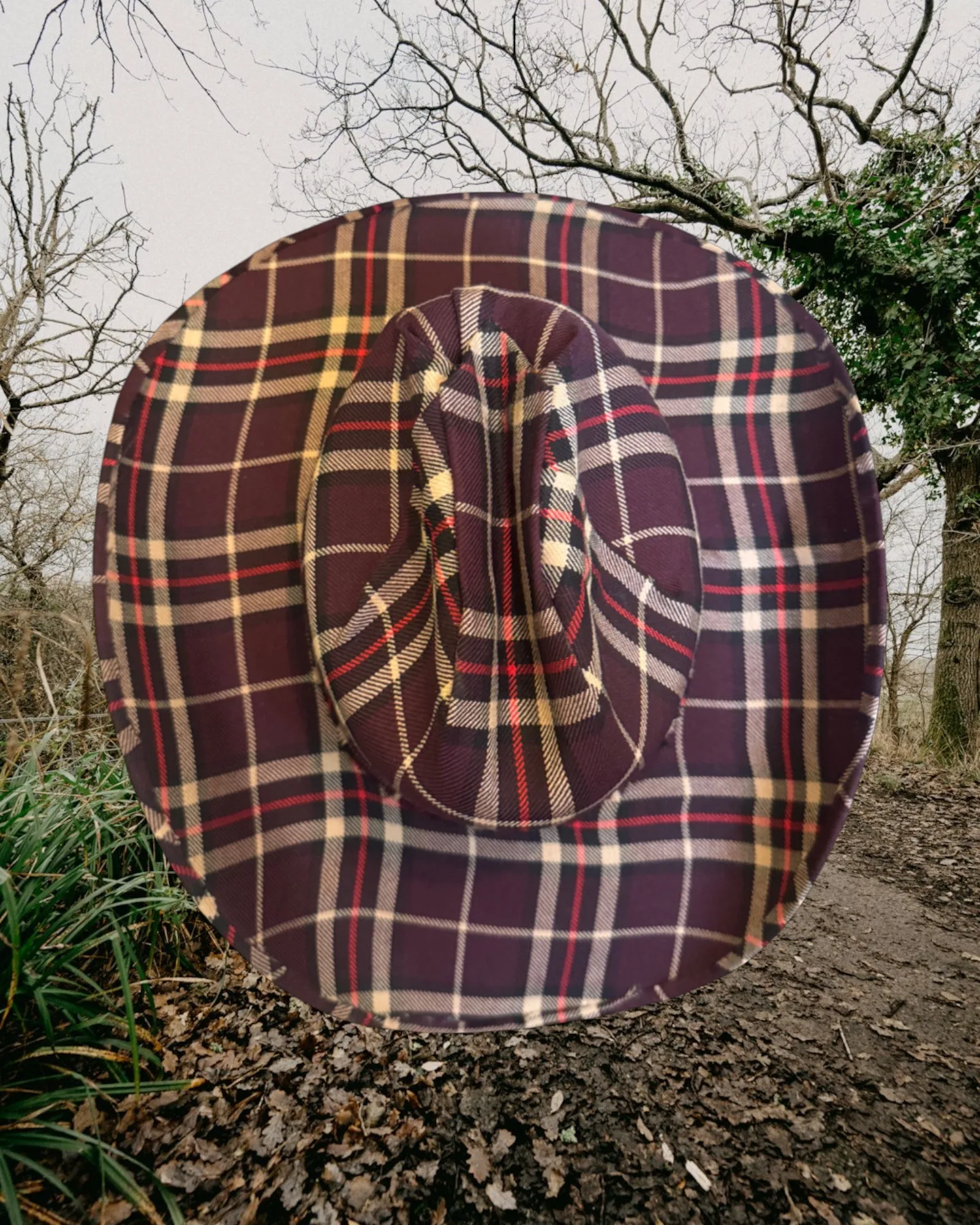 Oxblood Plaid sold by Zandria product image thumbnail 4