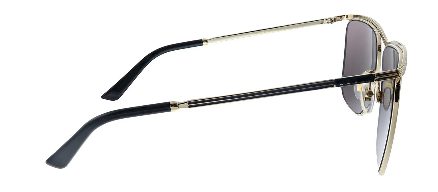 Gucci GG 0821S 001 Square Metal Gold Sunglasses with Grey Lens sold by Gaffos product image thumbnail 3