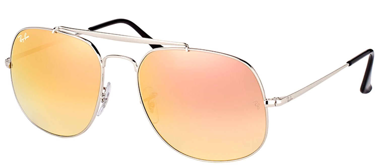 Ray-Ban RB 3561 003/7O Aviator Metal Silver Sunglasses with Pink Mirrored, Gradient Lens sold by Gaffos product image thumbnail 2