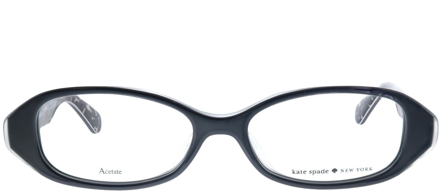 Kate Spade KS Lisann/F S30 Oval Plastic Black Eyeglasses with Demo Lens sold by Gaffos