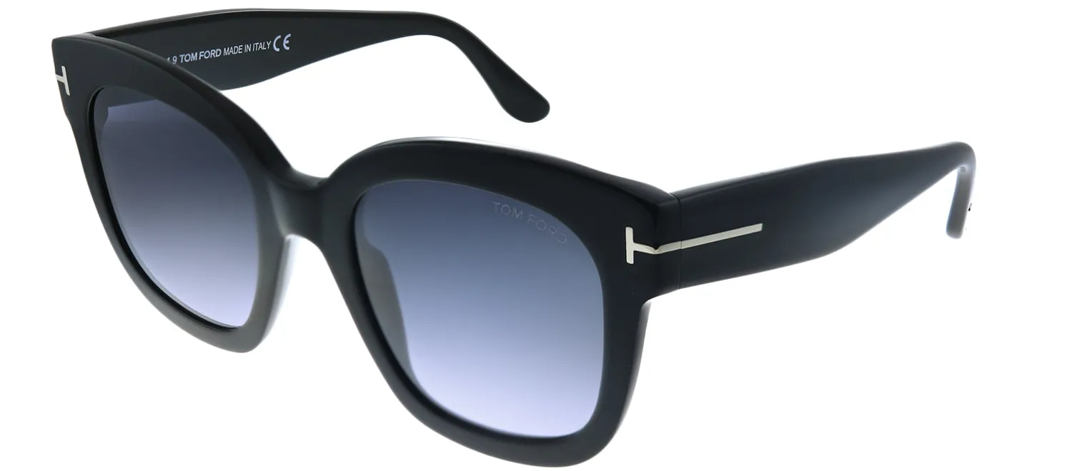 Tom Ford Beatrix-02 TF 613 01C Square Plastic Black Sunglasses with Grey Gradient Lens sold by Gaffos product image thumbnail 2