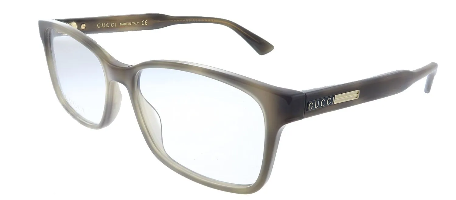 Gucci GG 0826O 006 Rectangle Acetate Havana Eyeglasses with Demo Lens sold by Gaffos product image thumbnail 2