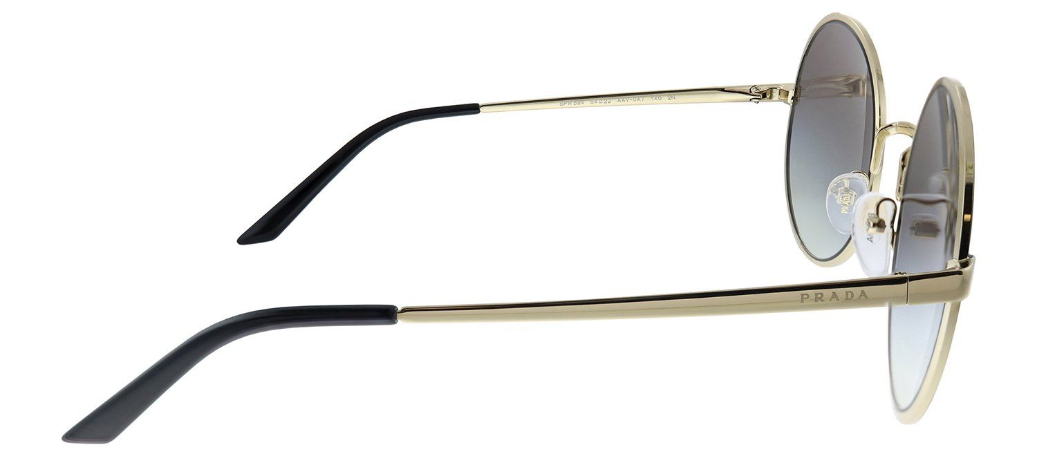 Prada PR 59XS AAV0A7 Round Metal Gold Sunglasses with Grey Gradient Lens sold by Gaffos product image thumbnail 3