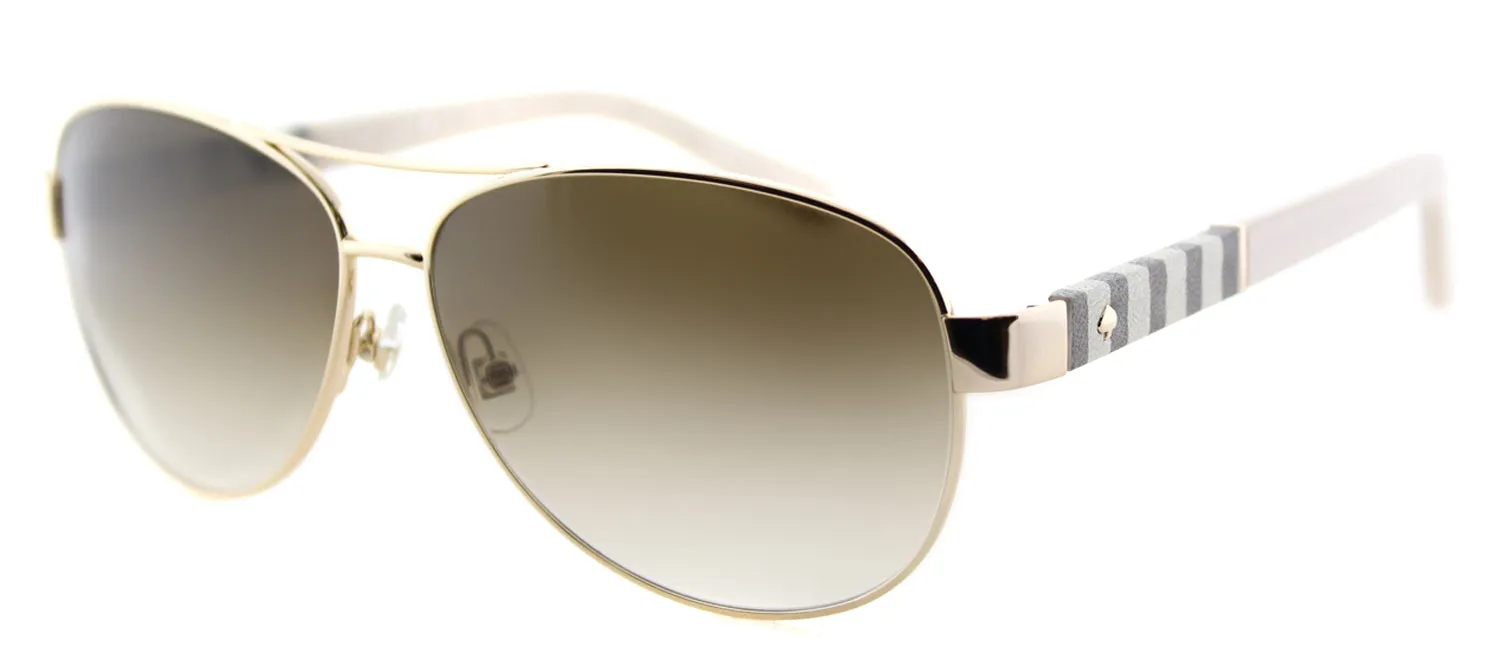 Kate Spade KS Dalia W89 Aviator Metal Gold Sunglasses with Brown Gradient Lens sold by Gaffos product image thumbnail 2