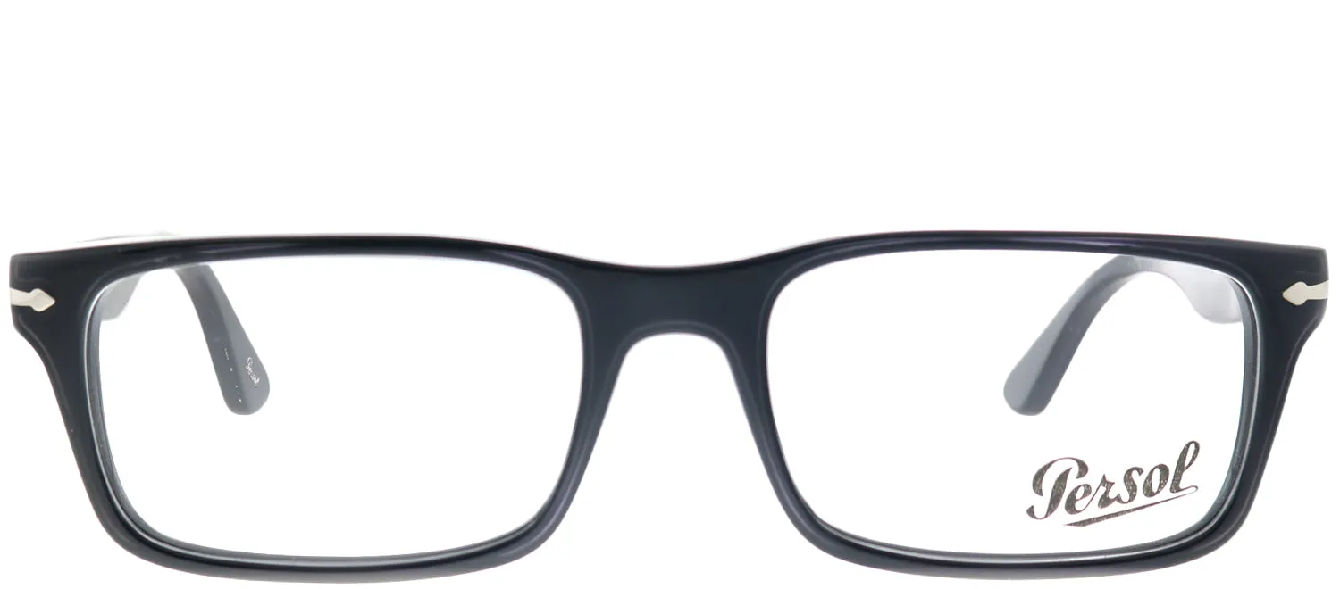 Persol PO 3050V 95 Rectangle Plastic Black Eyeglasses with Demo Lens sold by Gaffos