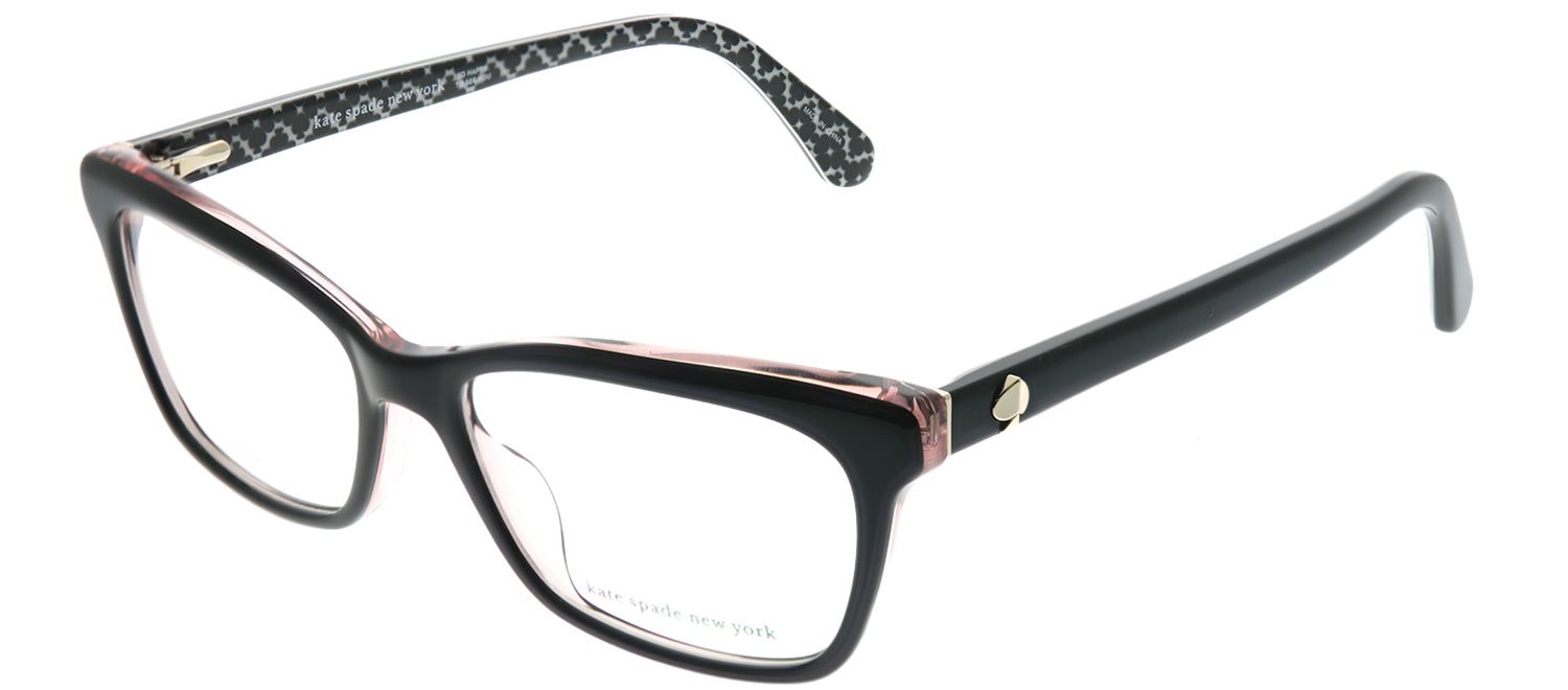 Kate Spade KS Cardea 3H2 Rectangle Plastic Black Eyeglasses with Demo Lens sold by Gaffos product image thumbnail 2