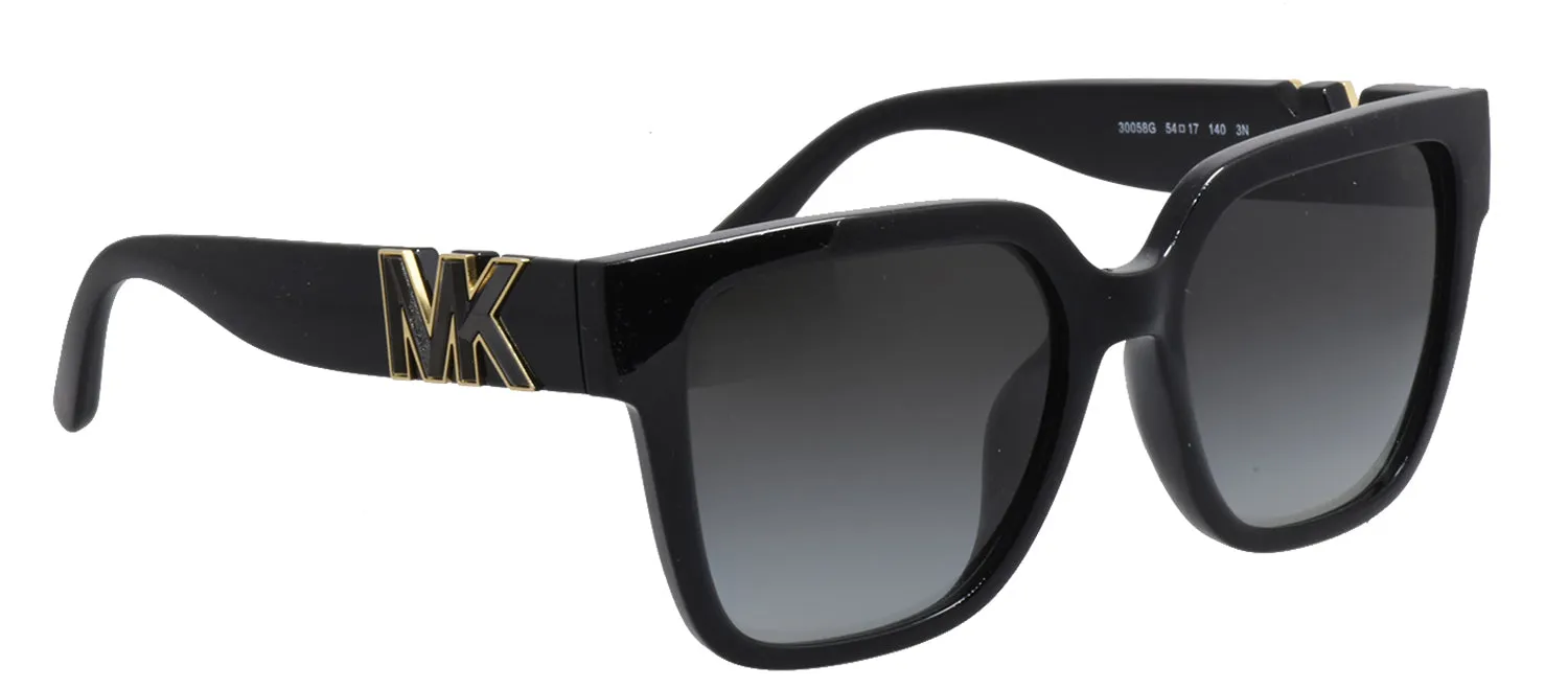 Michael Kors KARLIE MK 2170U 30058G Square Plastic Black Sunglasses with Grey Gradient Lens sold by Gaffos product image thumbnail 3