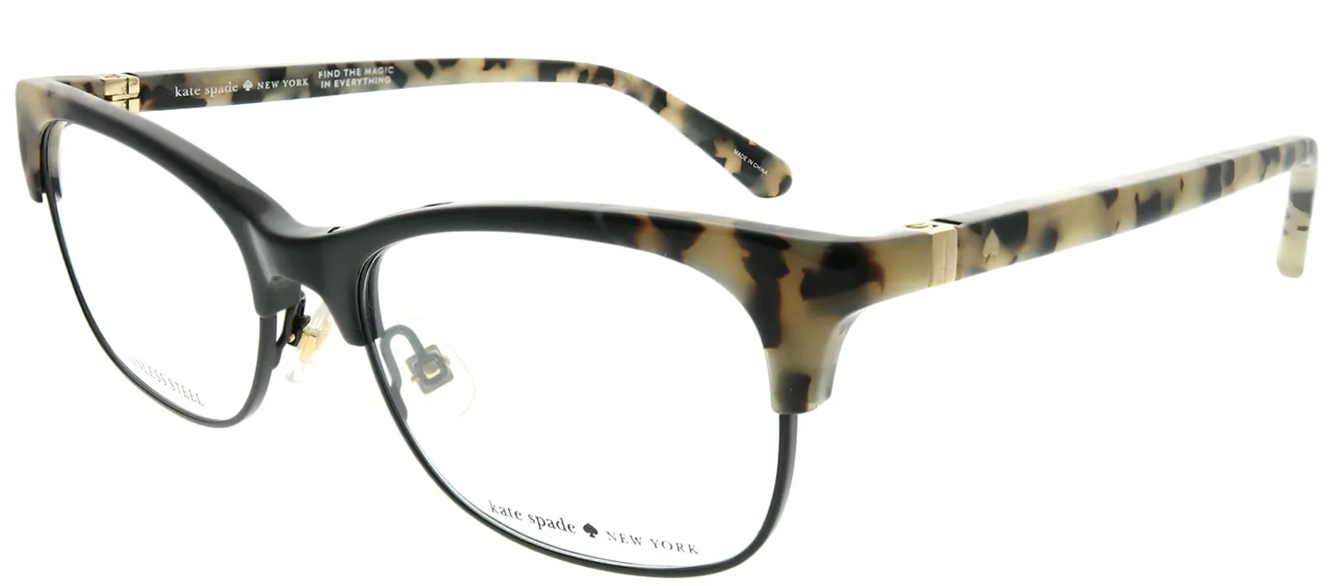 Kate Spade KS Adali 807 Rectangle Plastic Black Eyeglasses with Demo Lens sold by Gaffos product image thumbnail 2