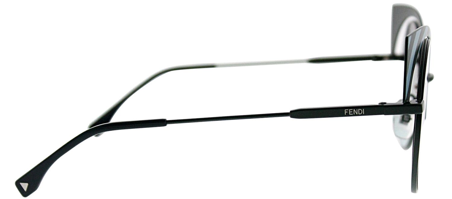 Fendi FF 0215 0KC EQ Cat-Eye Metal Multicolor Sunglasses with Green Gradient Lens sold by Gaffos product image thumbnail 3