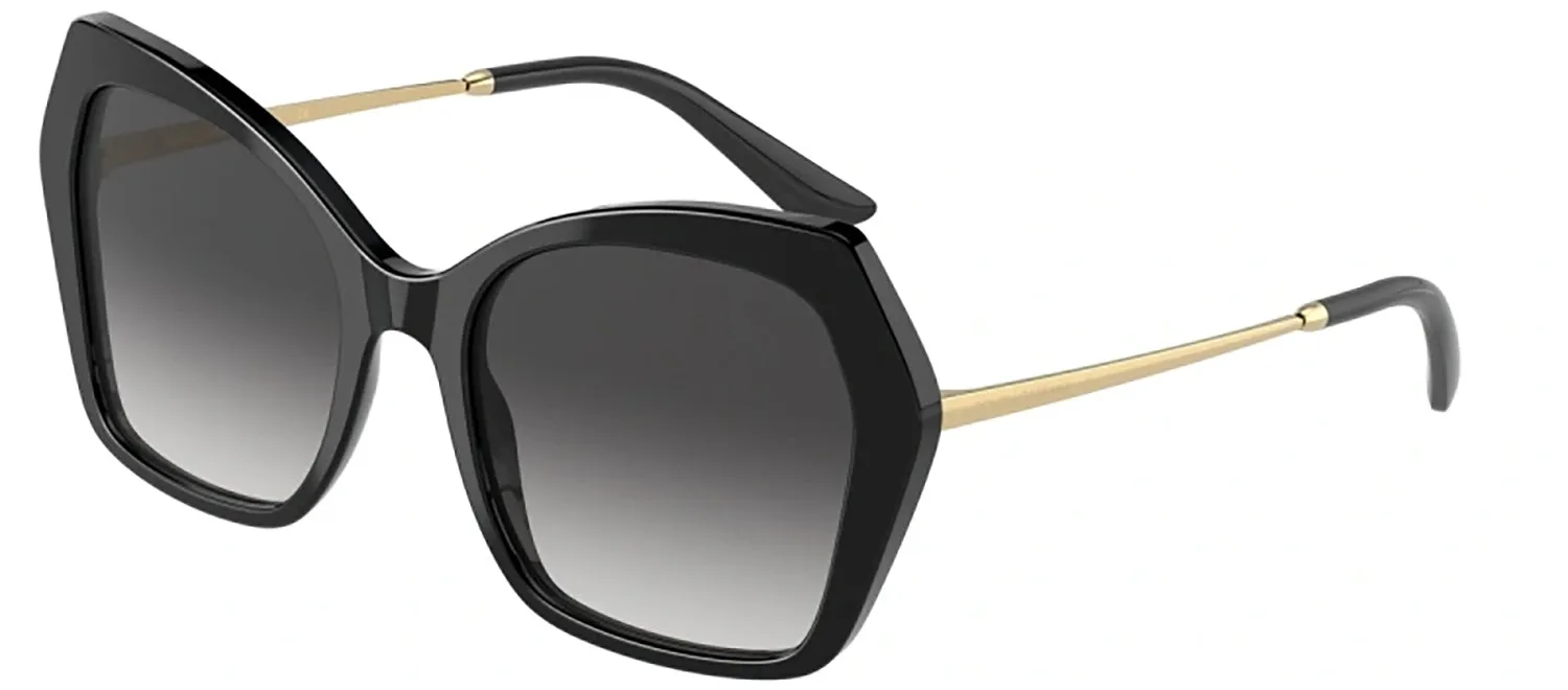 Dolce & Gabbana DG 4399F 501/8G Butterfly Plastic Black Sunglasses with Gray Gradient Lens sold by Gaffos product image thumbnail 2