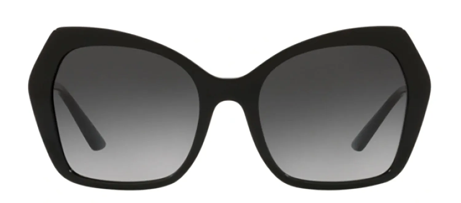 Dolce & Gabbana DG 4399F 501/8G Butterfly Plastic Black Sunglasses with Gray Gradient Lens sold by Gaffos