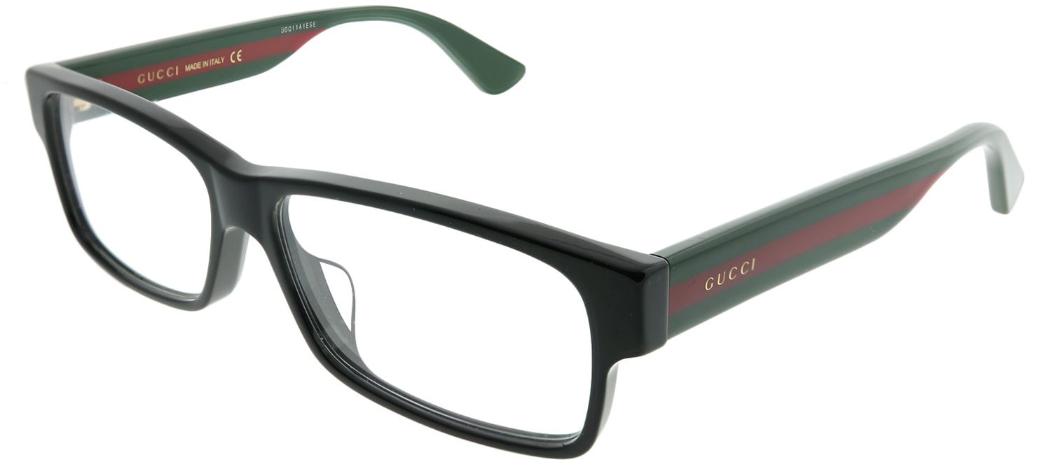 Gucci GG 0344OA 001 Rectangle Acetate Black Eyeglasses with Demo Lens sold by Gaffos product image thumbnail 2