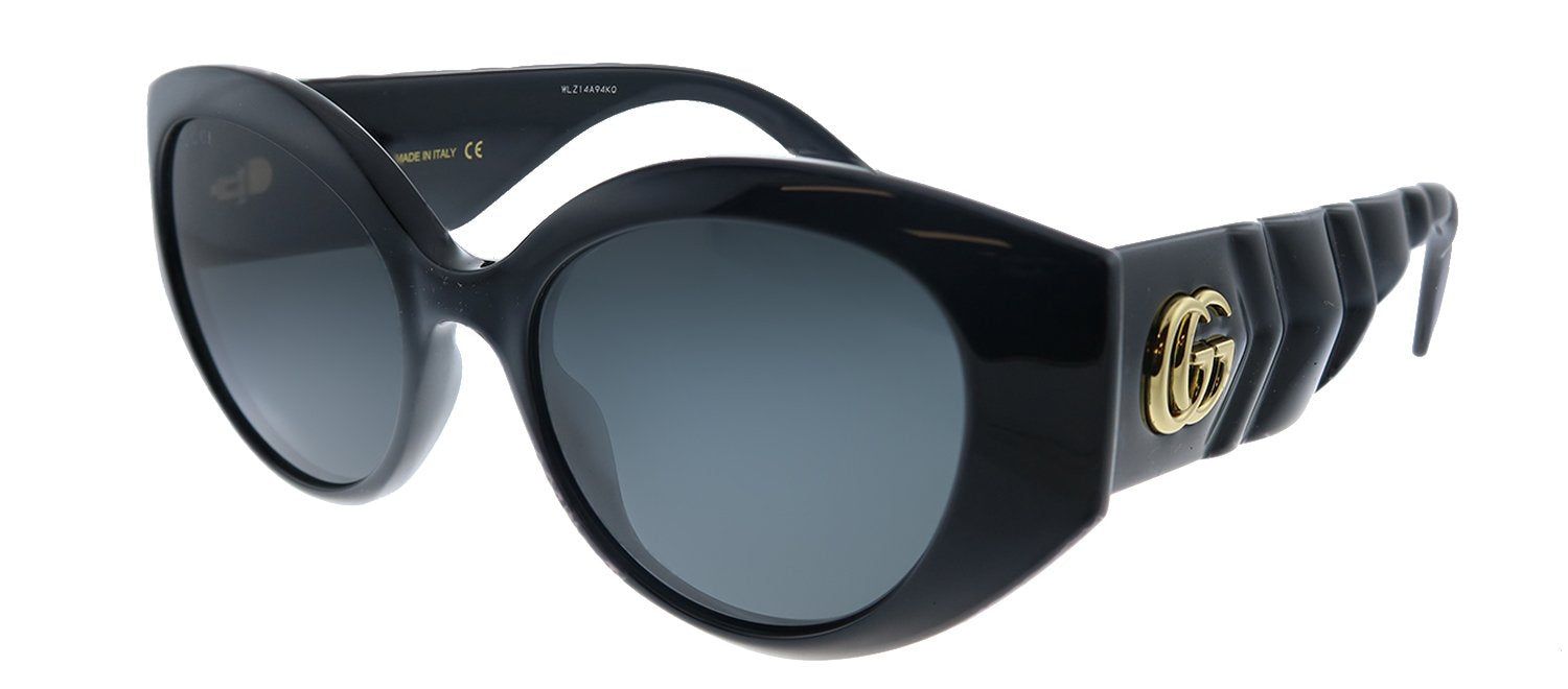 Gucci GG 0809S 001 Cat-Eye Acetate Black Sunglasses with Grey Lens sold by Gaffos product image thumbnail 2