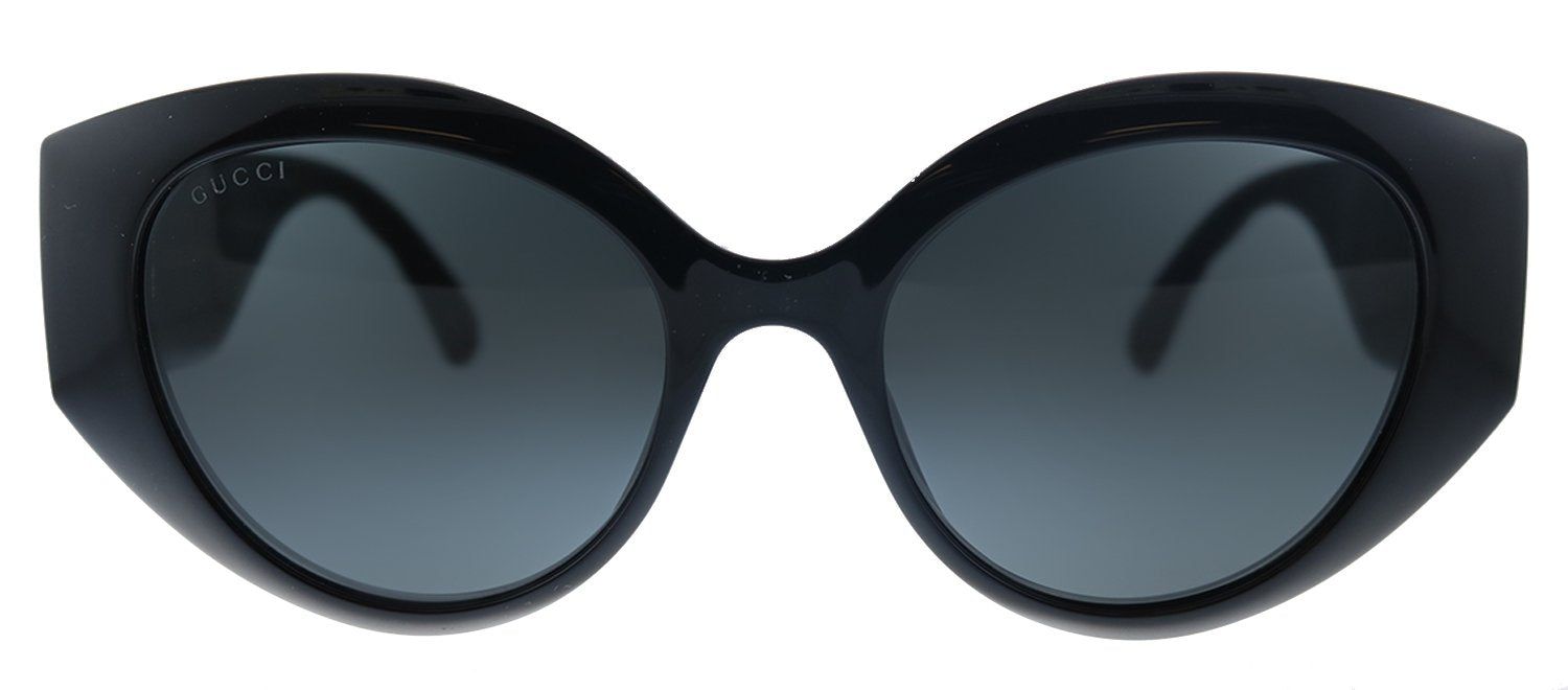 Gucci GG 0809S 001 Cat-Eye Acetate Black Sunglasses with Grey Lens sold by Gaffos
