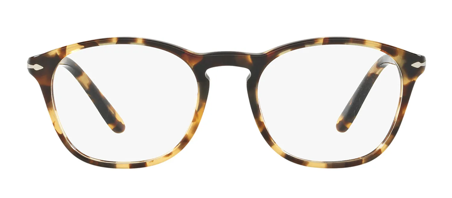 Persol PO 3007V 1056 Square Plastic Havana Eyeglasses with Demo Lens sold by Gaffos