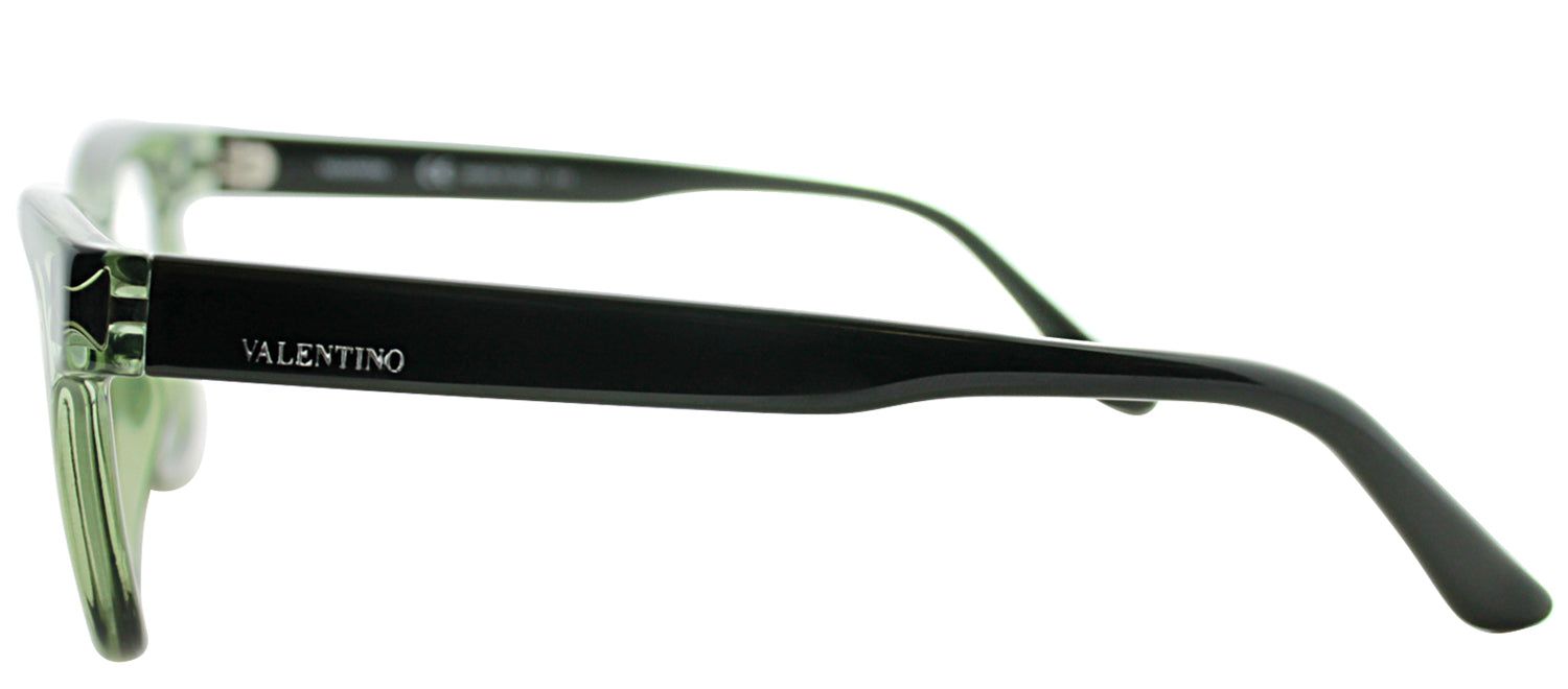 Valentino VL 2682 331 Cat-Eye Plastic Green Eyeglasses with Demo Lens sold by Gaffos product image thumbnail 3
