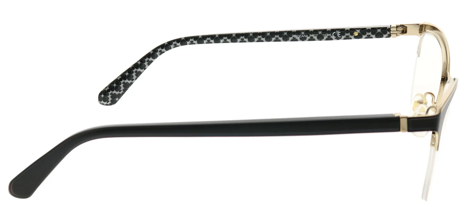 Kate Spade KS Brieana 807 Semi-Rimless Metal Black Eyeglasses with Demo Lens sold by Gaffos product image thumbnail 3