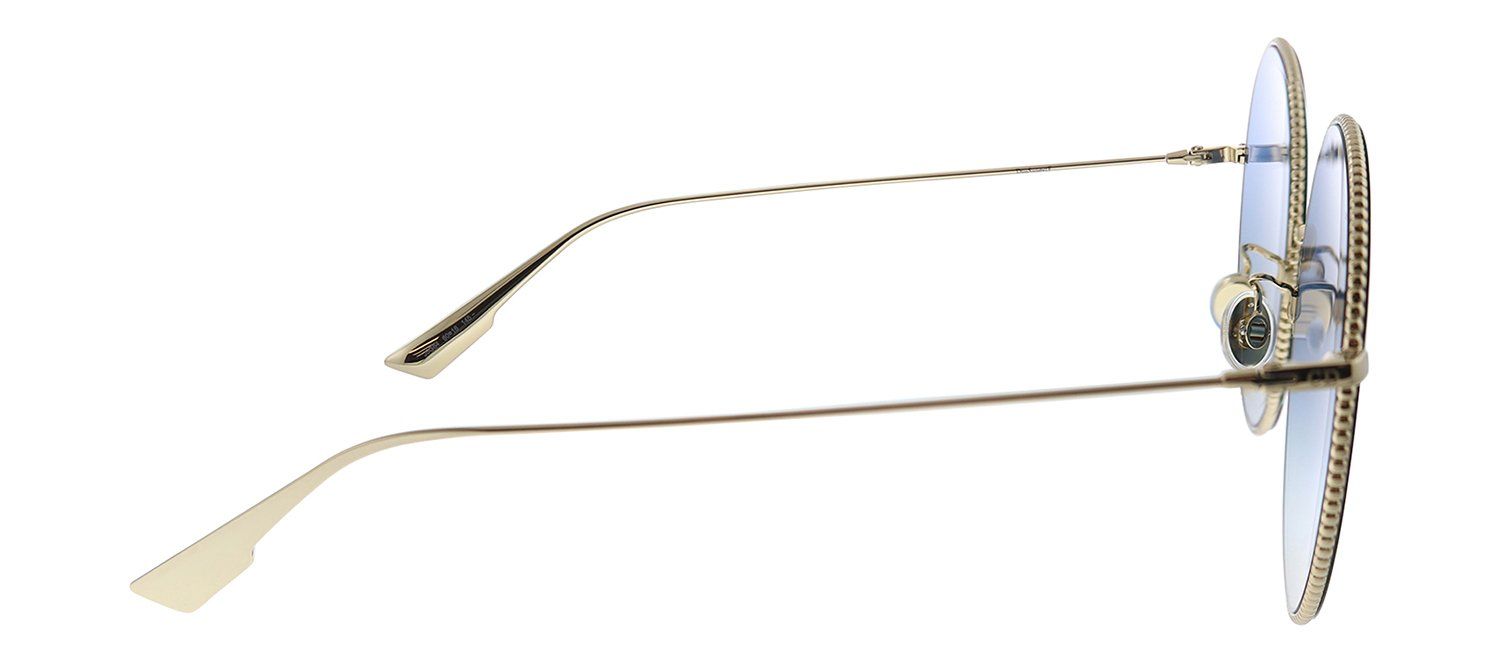 Dior CD DIORSOCIETY2F J5G Round Metal Gold Sunglasses with Blue Gradient Lens sold by Gaffos product image thumbnail 3