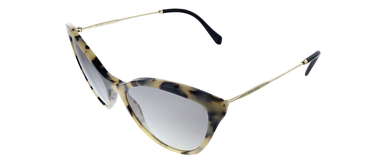 Miu Miu MU 03US KAD3M1 Cat-Eye Plastic Tortoise Sunglasses with Grey Gradient Lens sold by Gaffos product image thumbnail 2
